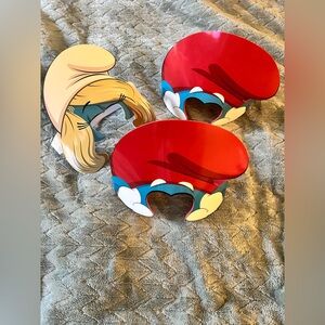 Smurfs 2025 Movie Theater Foam Mask Smurfette / Papa Smurf